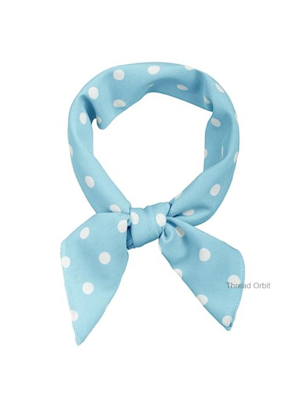 Womens 1950s Vintage Polka Dot Square Scarf Retro Neck Head Scarves